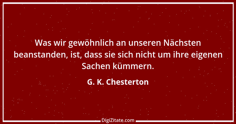 Zitat von G. K. Chesterton 45