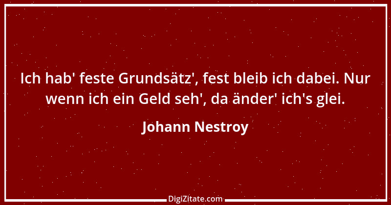 Zitat von Johann Nestroy 145