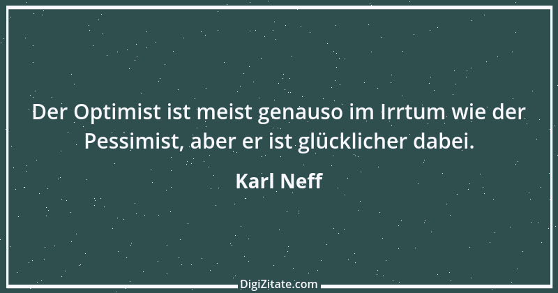 Zitat von Karl Neff 1