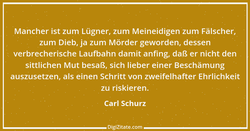 Zitat von Carl Schurz 1