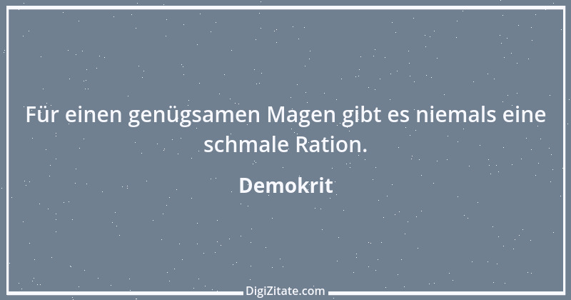 Zitat von Demokrit 202