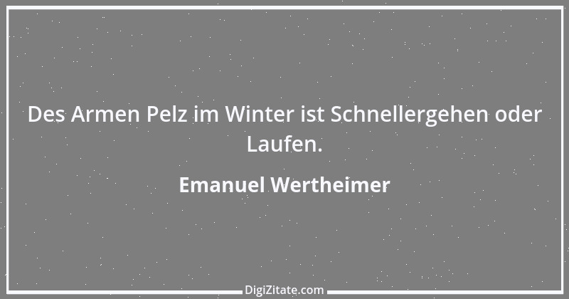 Zitat von Emanuel Wertheimer 573