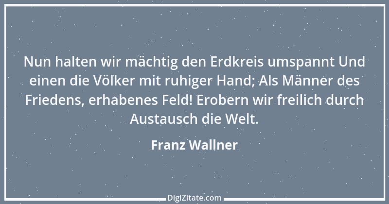 Zitat von Franz Wallner 1