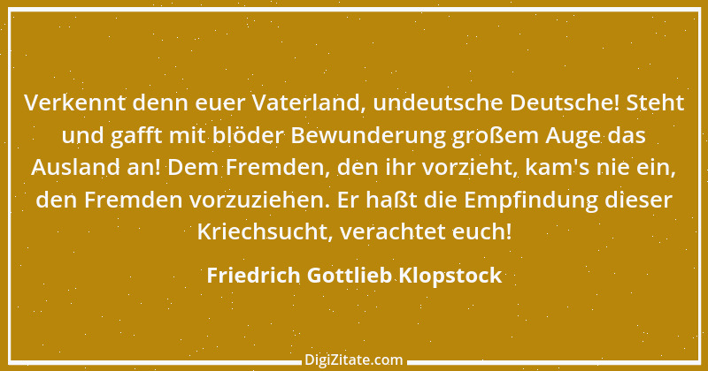 Zitat von Friedrich Gottlieb Klopstock 30