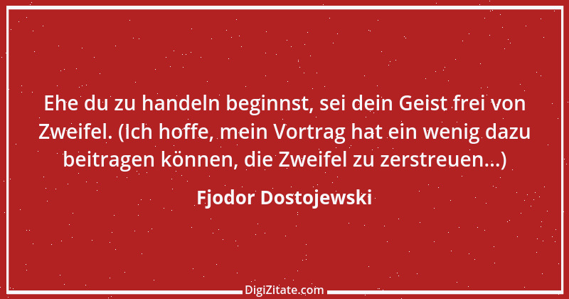 Zitat von Fjodor Dostojewski 288