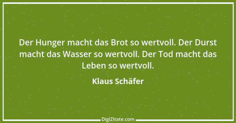 Zitat von Klaus Schäfer 1