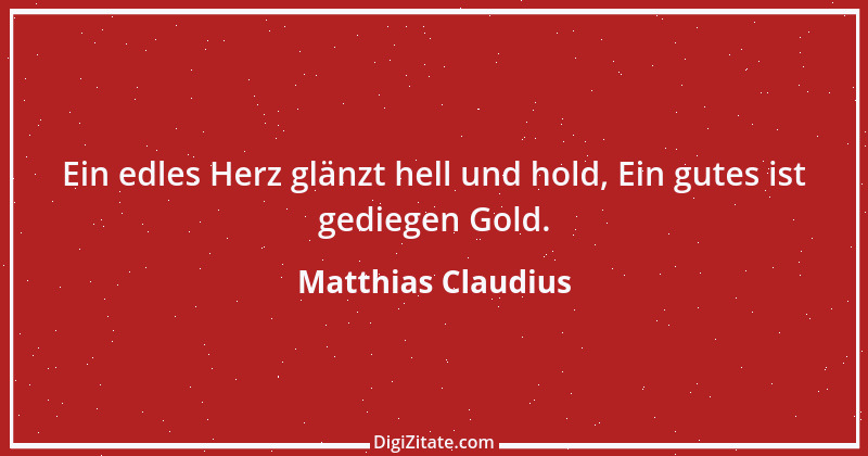 Zitat von Matthias Claudius 198