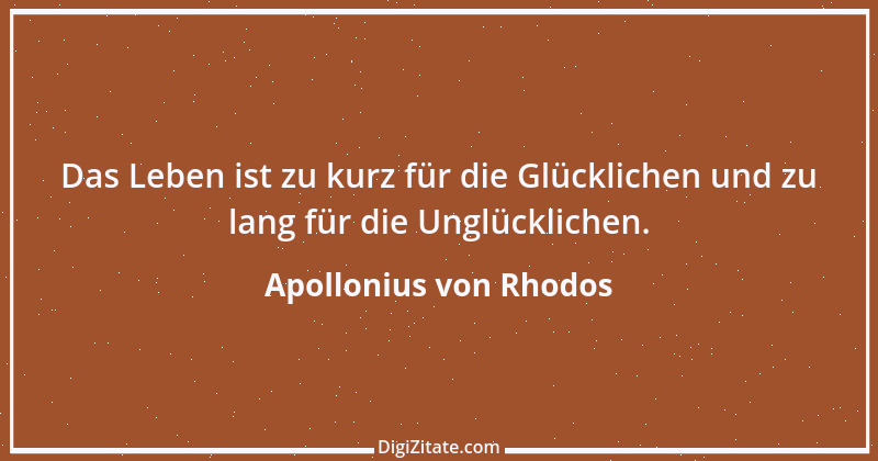 Zitat von Apollonius von Rhodos 2