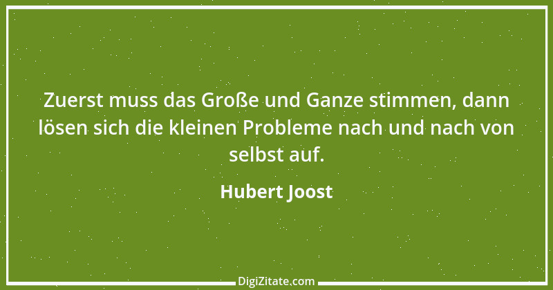 Zitat von Hubert Joost 55