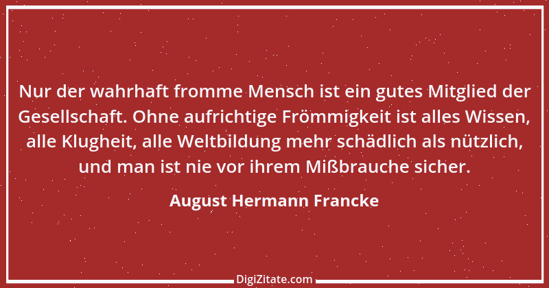 Zitat von August Hermann Francke 4