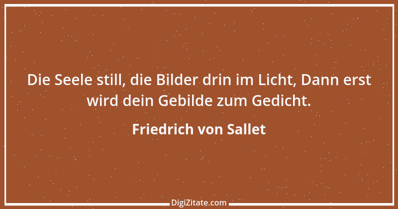 Zitat von Friedrich von Sallet 11