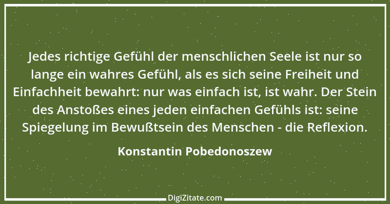 Zitat von Konstantin Pobedonoszew 1