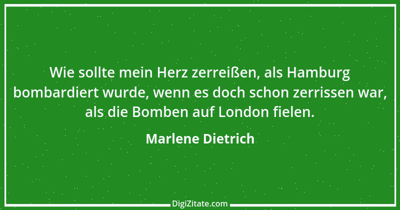 Zitat von Marlene Dietrich 23