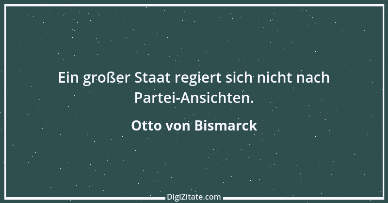 Zitat von Otto von Bismarck 200