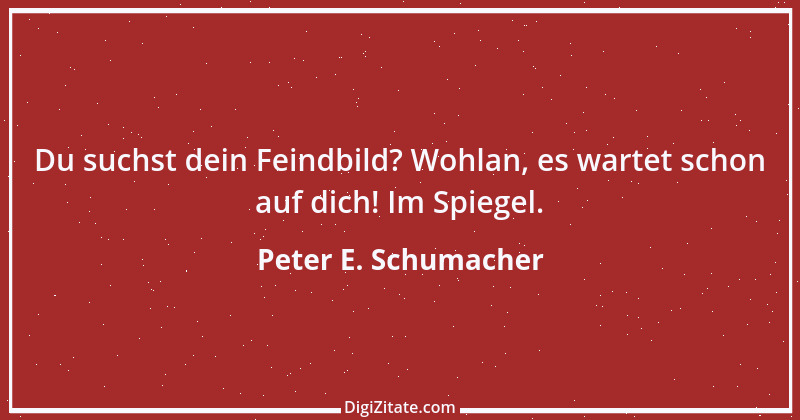 Zitat von Peter E. Schumacher 307