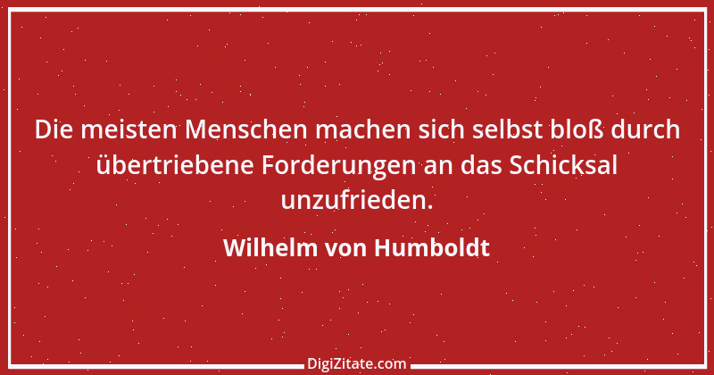 Zitat von Wilhelm von Humboldt 52