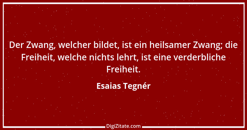 Zitat von Esaias Tegnér 13