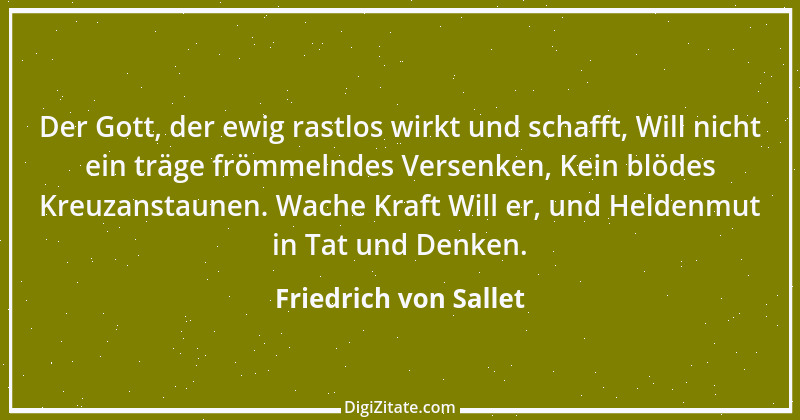 Zitat von Friedrich von Sallet 12