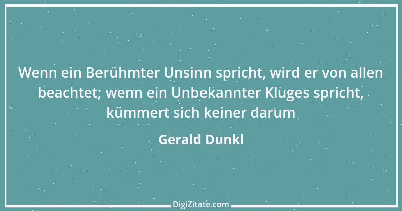 Zitat von Gerald Dunkl 37