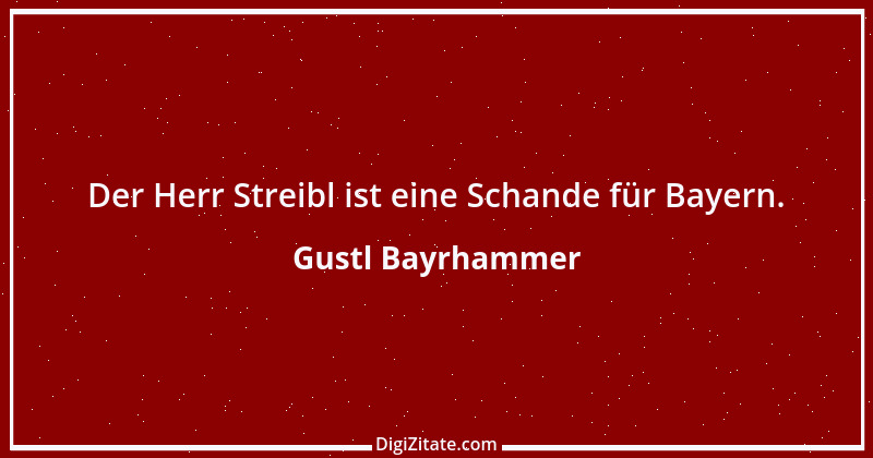 Zitat von Gustl Bayrhammer 1