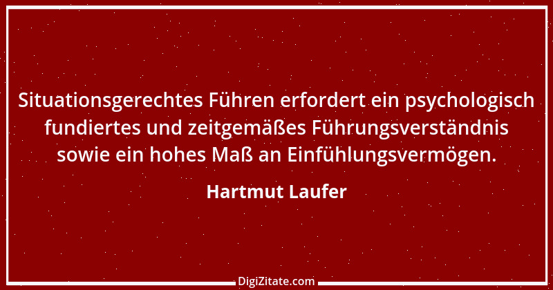 Zitat von Hartmut Laufer 24