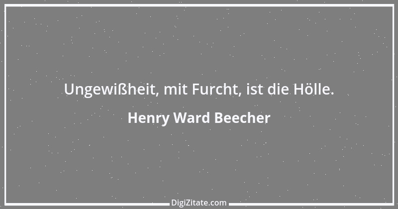 Zitat von Henry Ward Beecher 10