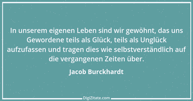 Zitat von Jacob Burckhardt 61