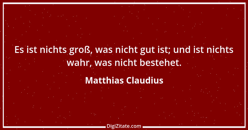 Zitat von Matthias Claudius 201