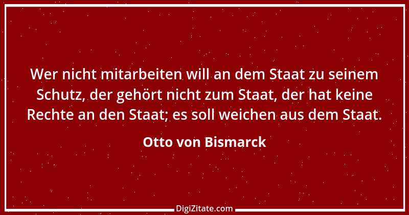 Zitat von Otto von Bismarck 201