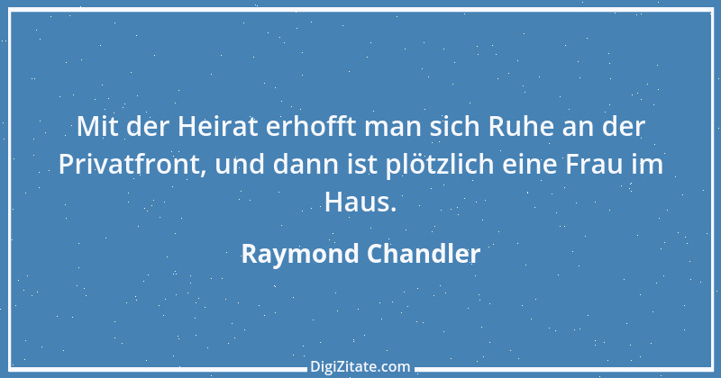 Zitat von Raymond Chandler 7