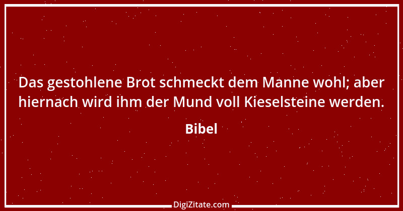 Zitat von Bibel 2539