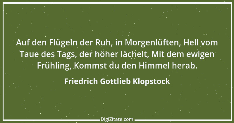 Zitat von Friedrich Gottlieb Klopstock 36