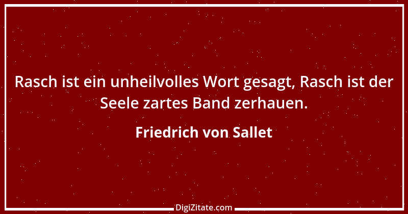 Zitat von Friedrich von Sallet 13