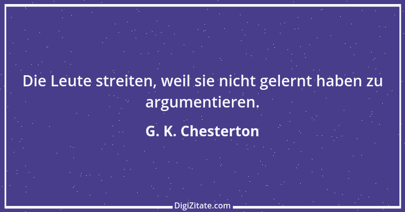 Zitat von G. K. Chesterton 52