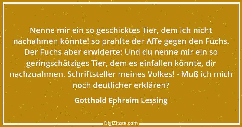 Zitat von Gotthold Ephraim Lessing 426