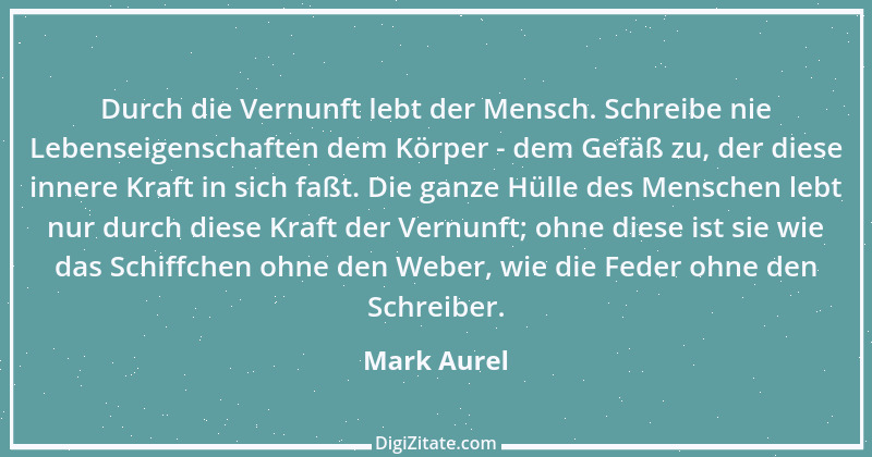 Zitat von Mark Aurel 261