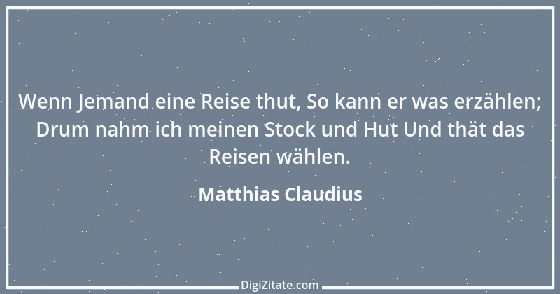 Zitat von Matthias Claudius 202