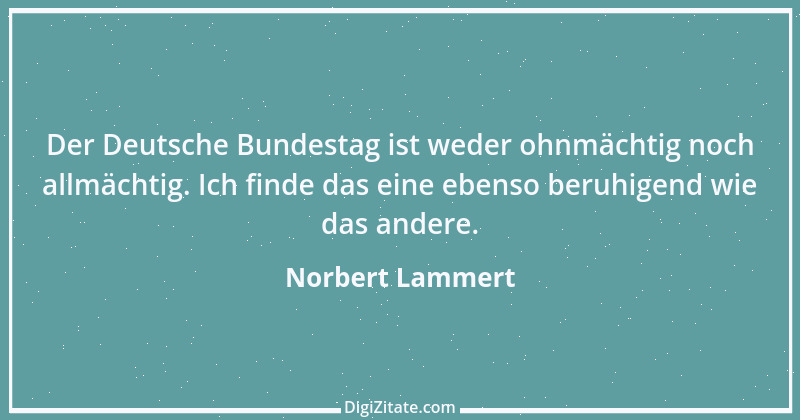 Zitat von Norbert Lammert 1