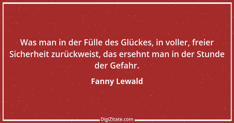 Zitat von Fanny Lewald 54