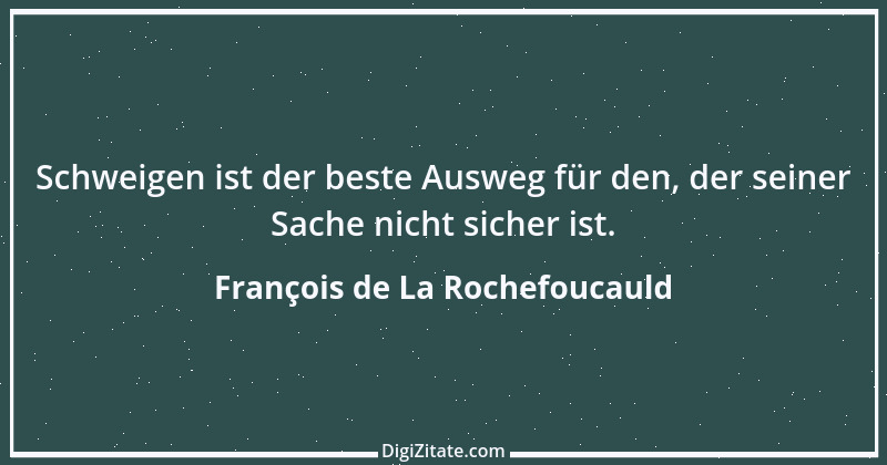 Zitat von François de La Rochefoucauld 418