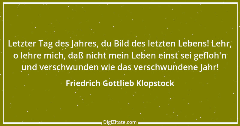 Zitat von Friedrich Gottlieb Klopstock 37