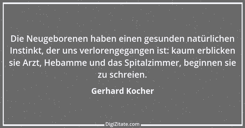 Zitat von Gerhard Kocher 14