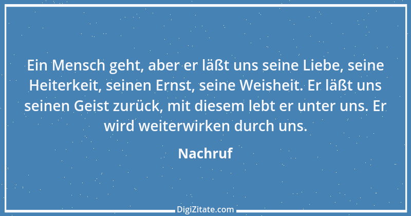 Zitat von Nachruf 100