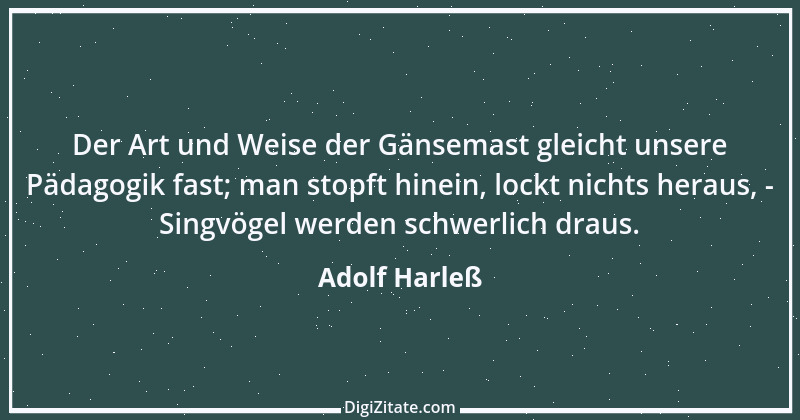 Zitat von Adolf Harleß 1