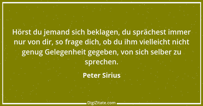 Zitat von Peter Sirius 204