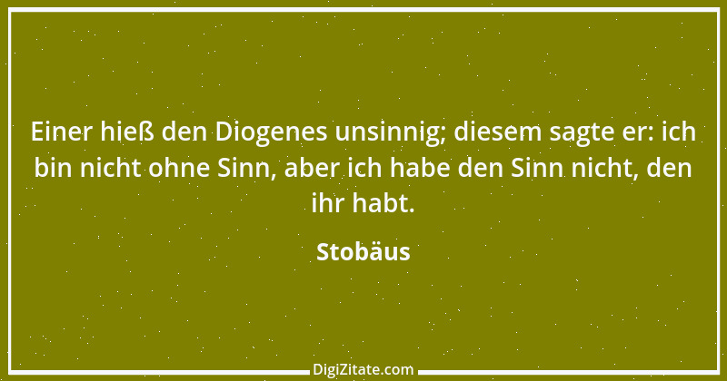 Zitat von Stobäus 2