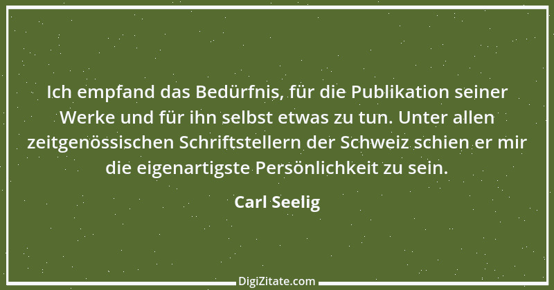 Zitat von Carl Seelig 1