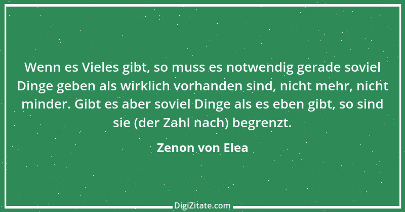 Zitat von Zenon von Elea 3