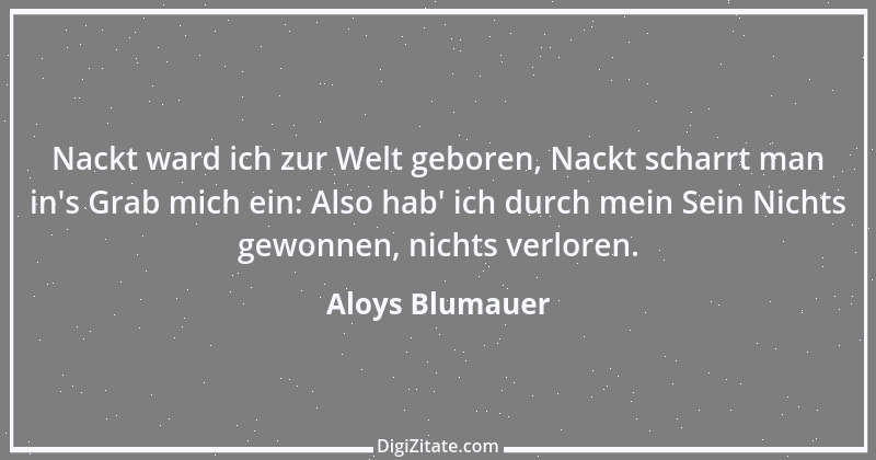 Zitat von Aloys Blumauer 5