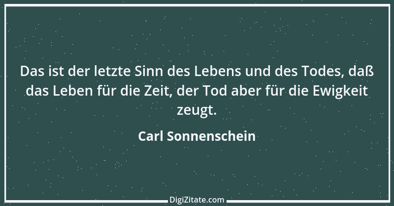 Zitat von Carl Sonnenschein 1